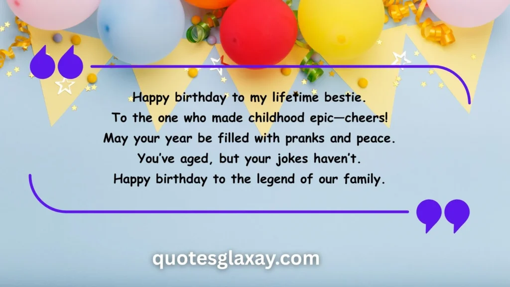 Brother Birthday Captions