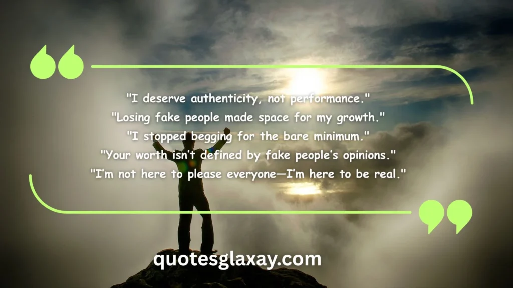 Fake People Quotes to Empower Self-Worth