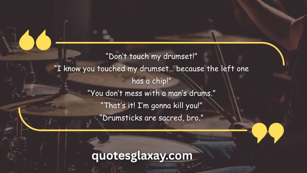 Hilarious Drumset Quotes from Step Brothers