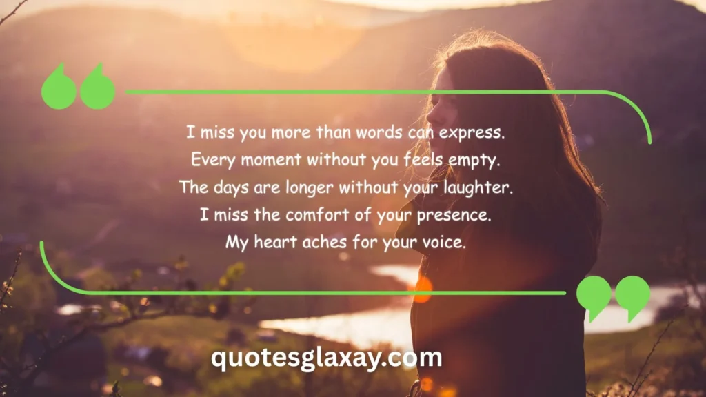 “I Miss You” Quotes for Long-Distance Friends