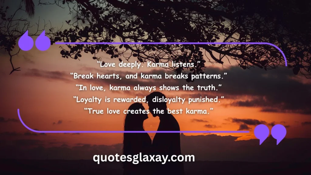 Karma Quotes About Love and Relationships