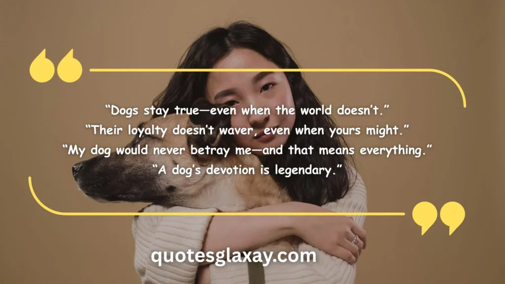 Loyalty and Bonding Dog Quotes