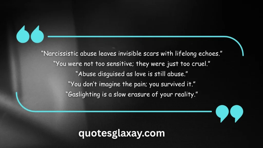 Quotes About Narcissistic Abuse