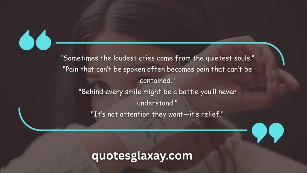 Deep Quotes About Suicide and Emotional Pain