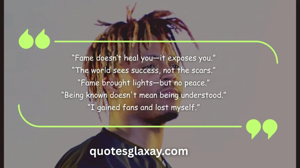 Juice WRLD Quotes About Fame and Reality