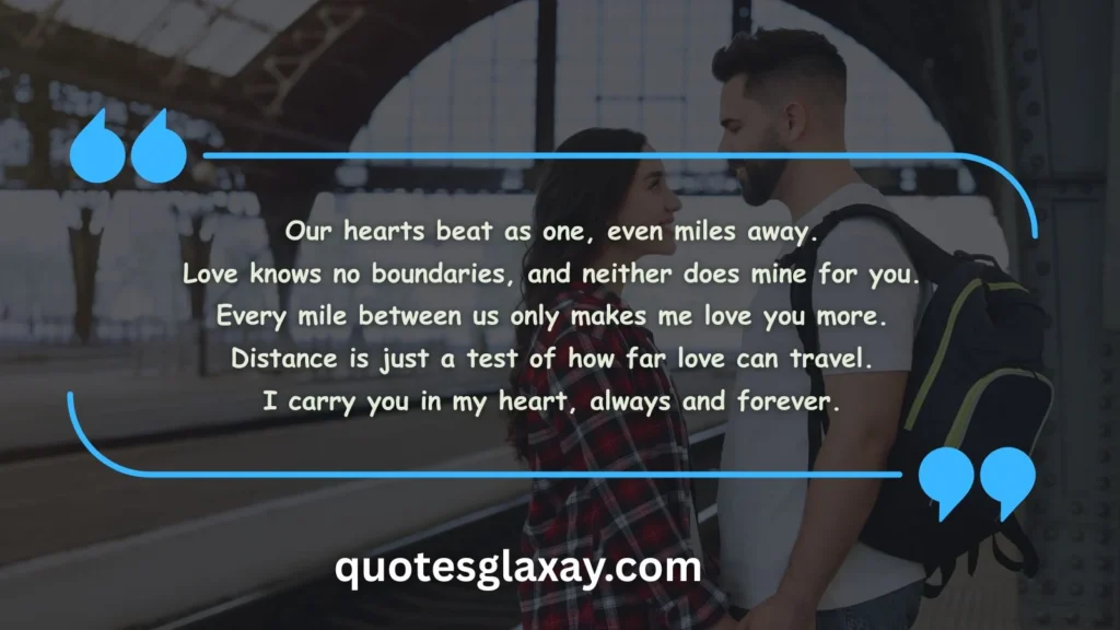 Long Distance Love Quotes