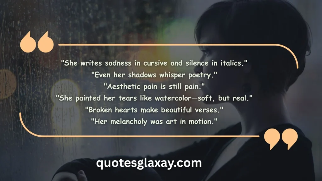 Poetic & Aesthetic Lonely Girl Quotes