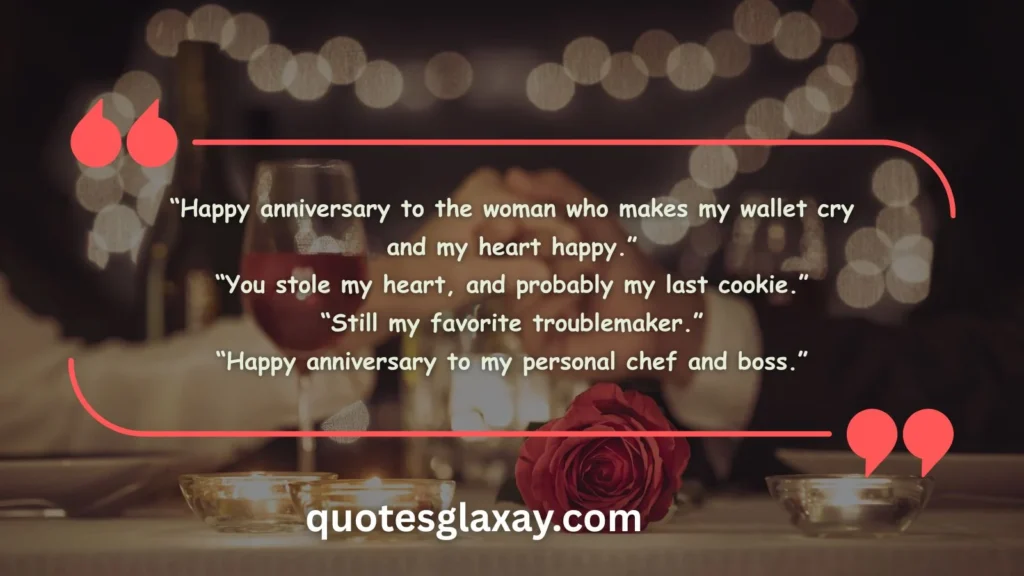 Funny Anniversary Wishes for Her