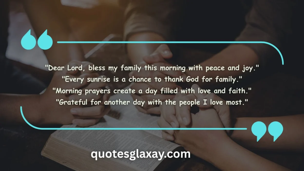 Family Prayer Quotes
