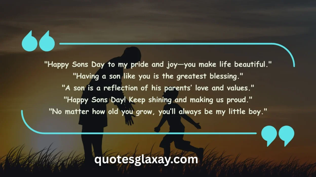 Happy Sons Day Wishes, Quotes, Messages