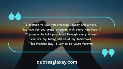 Promise Day Quotes