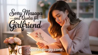 Sorry Messages and Quotes for Girlfriend