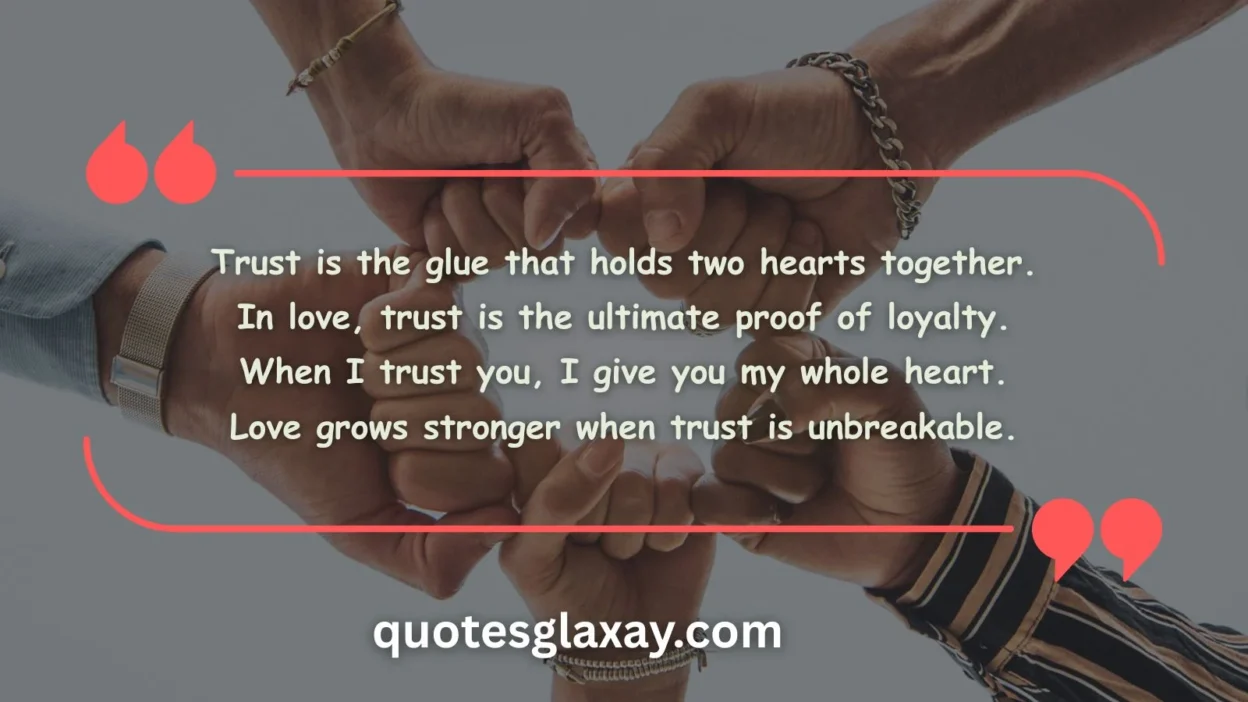 Trust Messages for Stronger Relationships and Love
