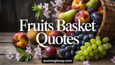 Fruits Basket Quotes